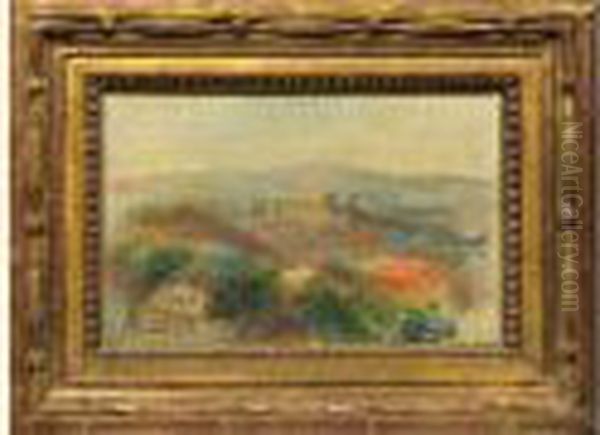 Paris, Montmartre, La Rue Caulaincourt Oil Painting by Pierre Auguste Renoir