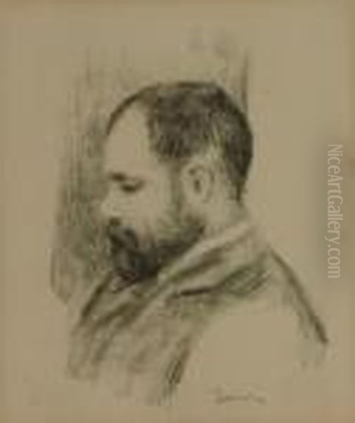 Ambrose Vollard Oil Painting by Pierre Auguste Renoir