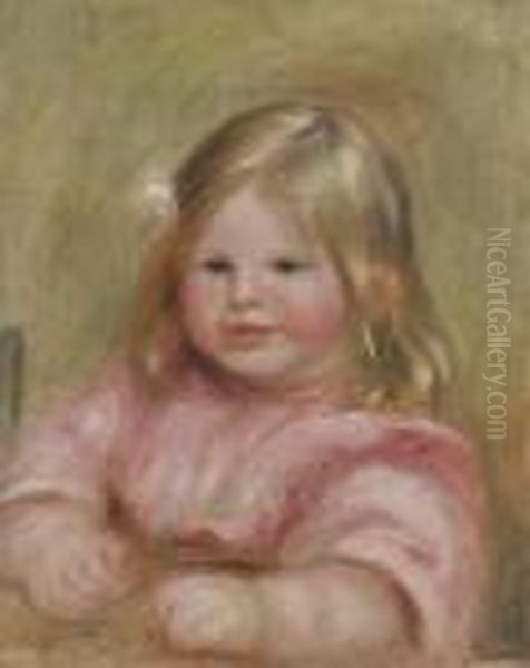 Portrait De Coco Oil Painting by Pierre Auguste Renoir