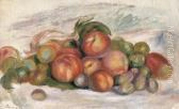 Motif En Platre Oil Painting by Pierre Auguste Renoir