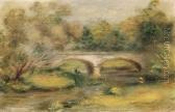 Paysage Avec Un Pont Oil Painting by Pierre Auguste Renoir