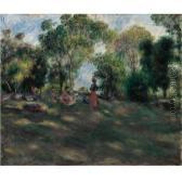 Paysage Oil Painting by Pierre Auguste Renoir