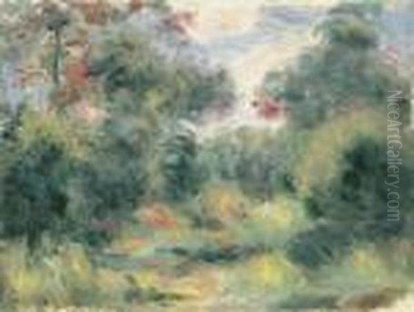 Clairiere Oil Painting by Pierre Auguste Renoir