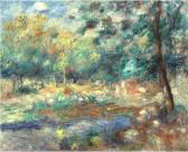 Paysage D'ete Oil Painting by Pierre Auguste Renoir