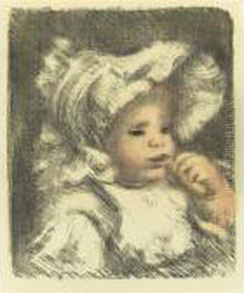 L'enfant Au Biscuit (d.; S. 31) Oil Painting by Pierre Auguste Renoir