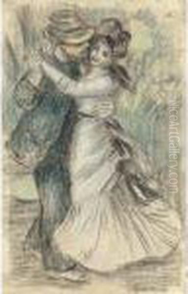 La Danse Oil Painting by Pierre Auguste Renoir