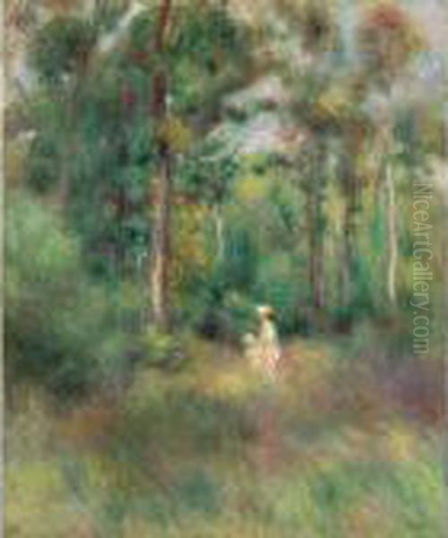 La Foret De Marly Oil Painting by Pierre Auguste Renoir