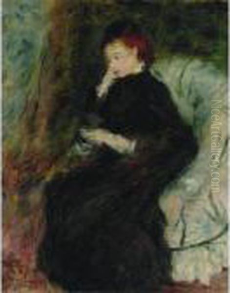 Liseuse Oil Painting by Pierre Auguste Renoir