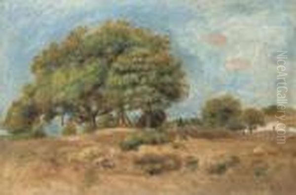 Les Arbres, Automne Oil Painting by Pierre Auguste Renoir