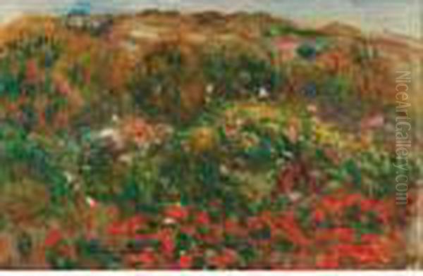 Paysage Oil Painting by Pierre Auguste Renoir