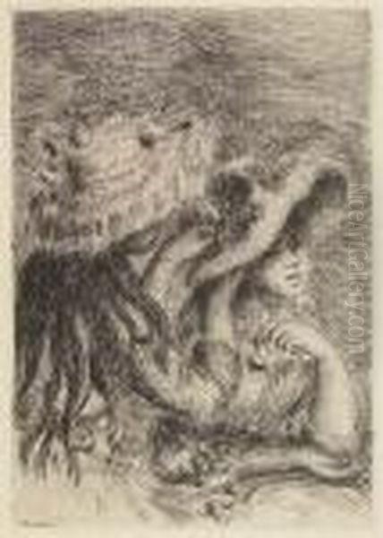 Two Etchings.
Le Chapeau Epingle (3e Planche) Oil Painting by Pierre Auguste Renoir