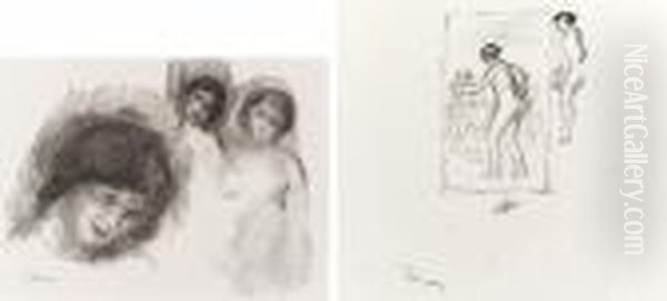 Douze Lithographies Originales De Pierre-auguste Renoir Oil Painting by Pierre Auguste Renoir