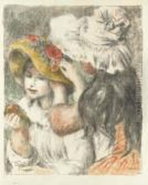 Le Chapeau Epingle, 2eme Planche Oil Painting by Pierre Auguste Renoir