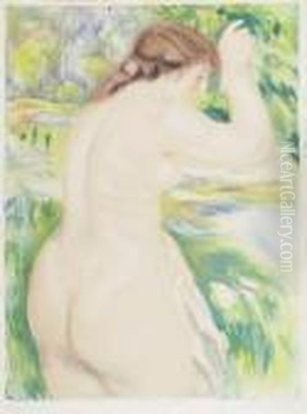 Nu Oil Painting by Pierre Auguste Renoir