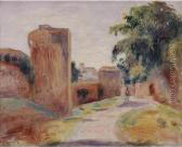 Remparts En Espagne Oil Painting by Pierre Auguste Renoir