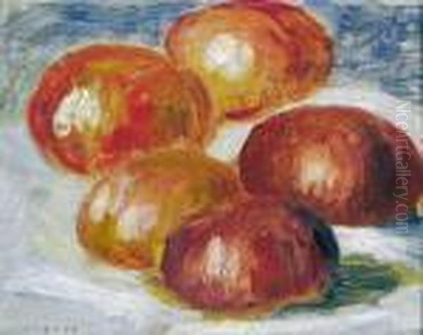 Nature Morte Aux Tomates. Oil Painting by Pierre Auguste Renoir