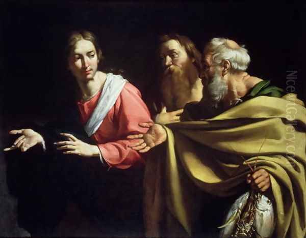 The Calling of St. Peter and St. Andrew Oil Painting by Bernardo Strozzi