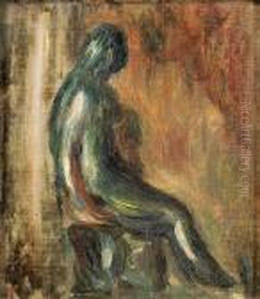 La Baigneuse Maillol Oil Painting by Pierre Auguste Renoir