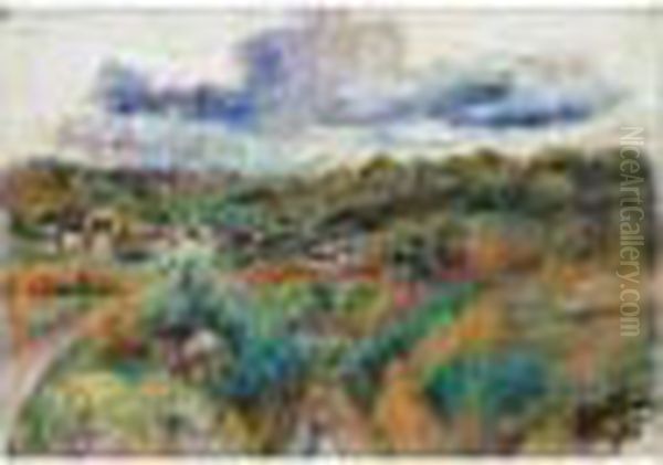 Paysage Oil Painting by Pierre Auguste Renoir