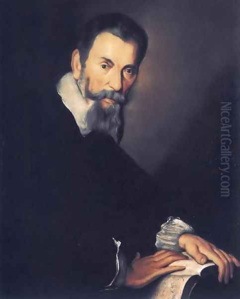 Portrait of Claudio Monteverdi Oil Painting by Bernardo Strozzi