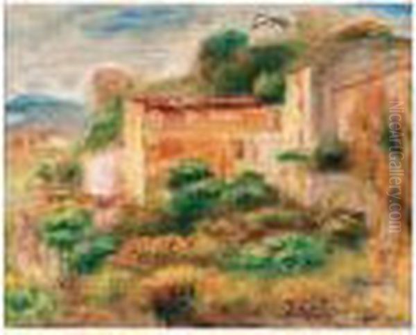 La Maison De La Poste Oil Painting by Pierre Auguste Renoir