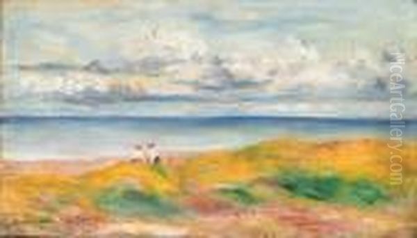 Sur La Falaise Oil Painting by Pierre Auguste Renoir