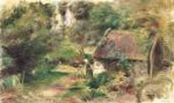 Paysage Sous Bois Oil Painting by Pierre Auguste Renoir