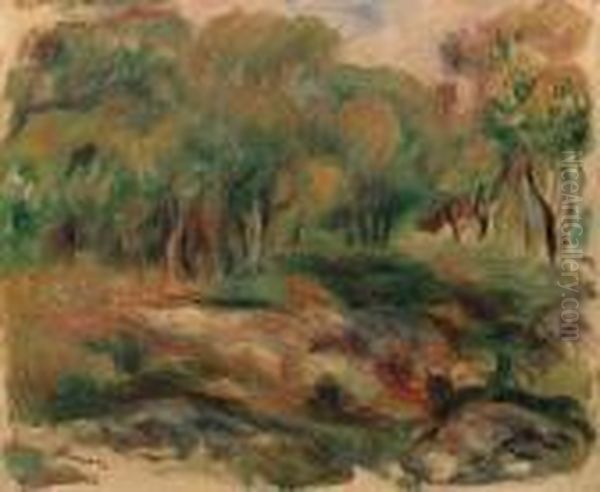 Paysage Oil Painting by Pierre Auguste Renoir