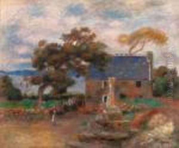 Trboul, Prs De Douardenez, Bretagne Oil Painting by Pierre Auguste Renoir