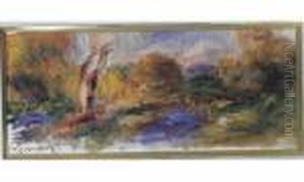 Paysage Oil Painting by Pierre Auguste Renoir