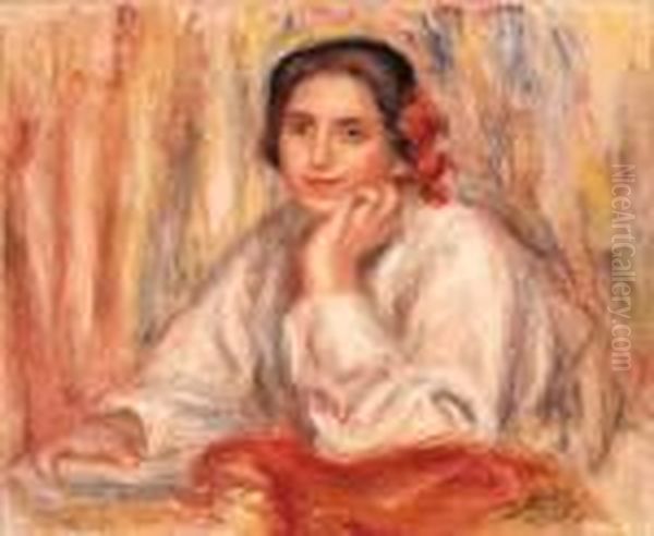 Vera Sergine Renoir Oil Painting by Pierre Auguste Renoir