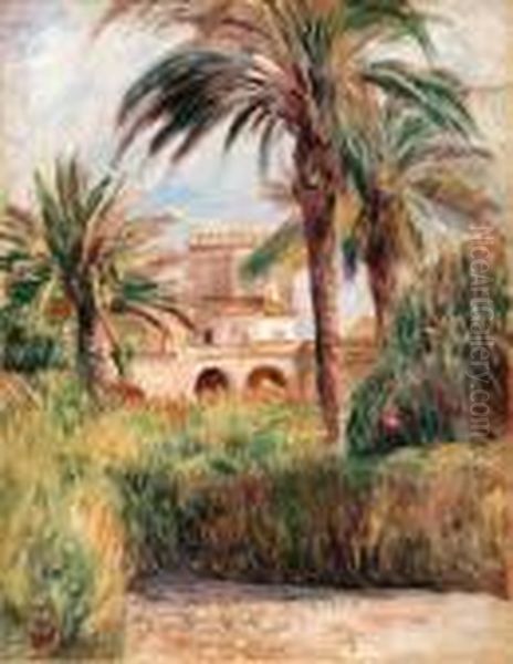 Le Jardin D'essai Alger
Oil On Canvas Oil Painting by Pierre Auguste Renoir