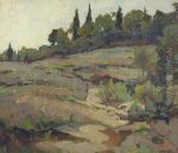 Campagna Oil Painting by Renuccio Renucci