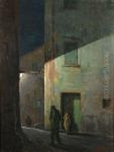 Notturno Oil Painting by Renuccio Renucci