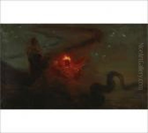 Darkness Oil Painting by Ilya Efimovich Efimovich Repin