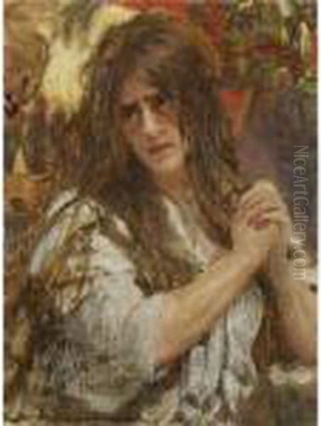 Mary Magdalene Oil Painting by Ilya Efimovich Efimovich Repin