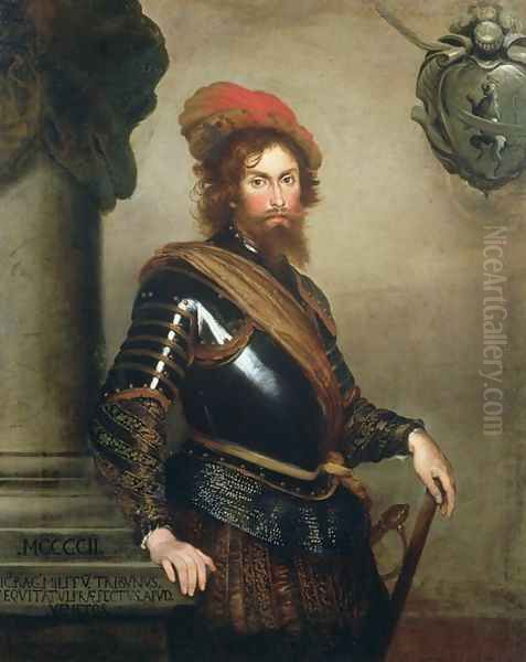 Portrait of Nicolo Raggi Oil Painting by Bernardo Strozzi