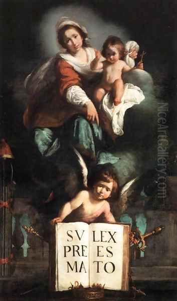 The Madonna of Justice Oil Painting by Bernardo Strozzi