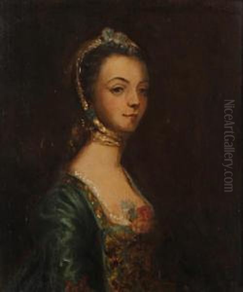 Portrait Of Anne Daughter And Heir Of George Speke Of Lackington Oil Painting by Sir Joshua Reynolds