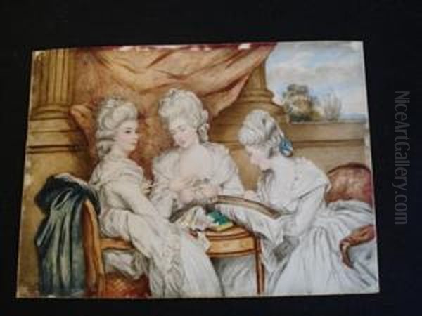 The Ladies Waldegrave Oil Painting by Sir Joshua Reynolds