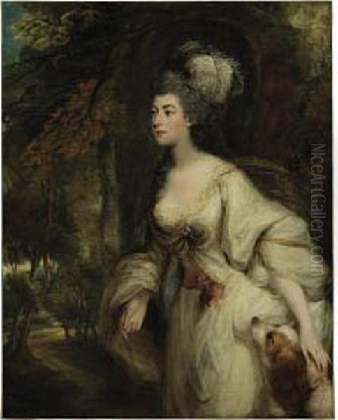 Portrait Of A Lady Oil Painting by Sir Joshua Reynolds