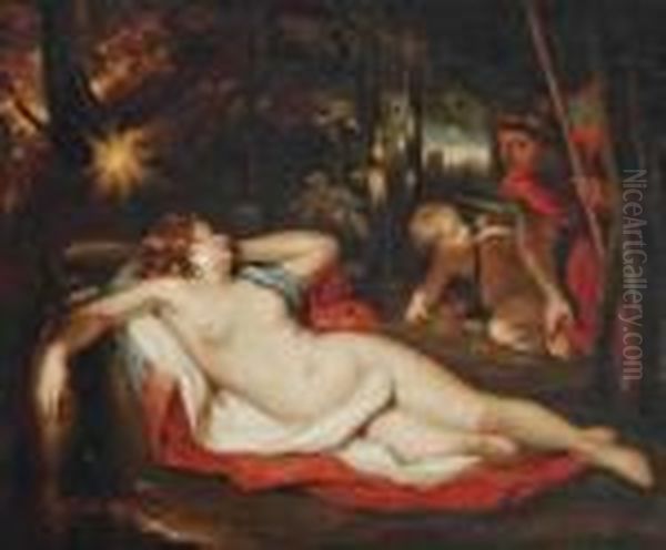 Cimon And Iphigenia Oil Painting by Sir Joshua Reynolds