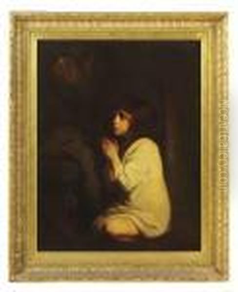 The Infant Samuel Oil Painting by Sir Joshua Reynolds