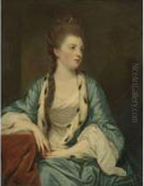 Elizabeth Kerr, Marchioness Of Lothian (1745-80) Oil Painting by Sir Joshua Reynolds