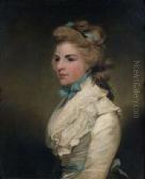 Portrait De Mss Frances Kemble, Future Mrs Twiss Oil Painting by Sir Joshua Reynolds