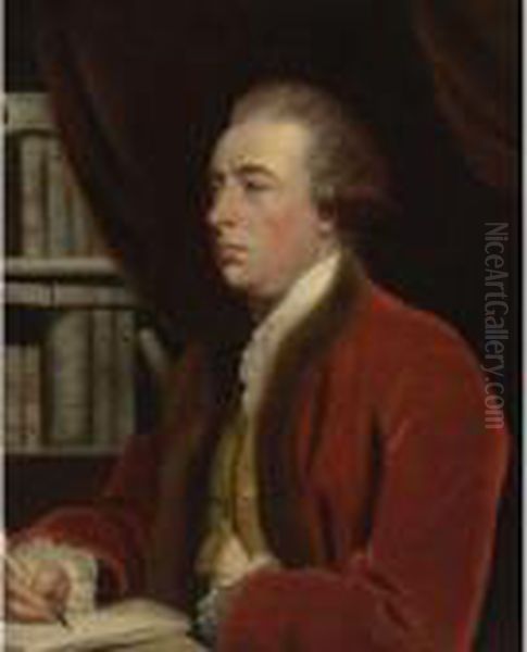 Dr. John Hawksworth Oil Painting by Sir Joshua Reynolds