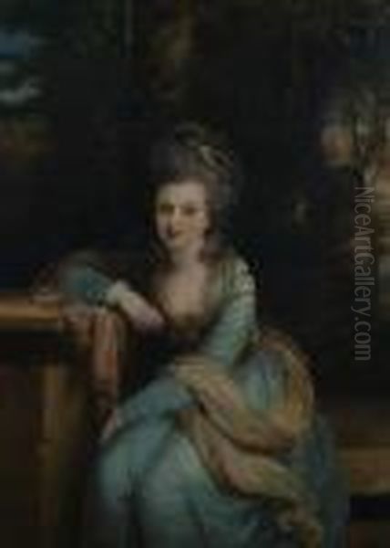 Portrait Of A Lady Oil Painting by Sir Joshua Reynolds