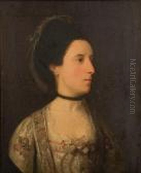 Portrait Of Mrs Pope Oil Painting by Sir Joshua Reynolds