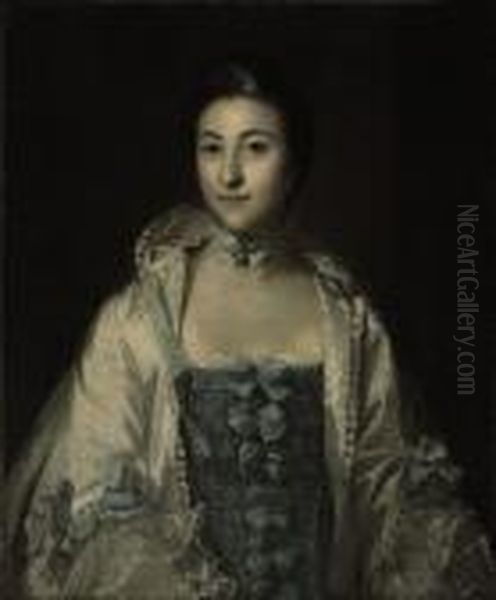 Portrait Of A Lady Oil Painting by Sir Joshua Reynolds