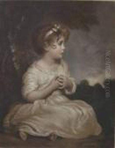 The Age Of Innocence Oil Painting by Sir Joshua Reynolds